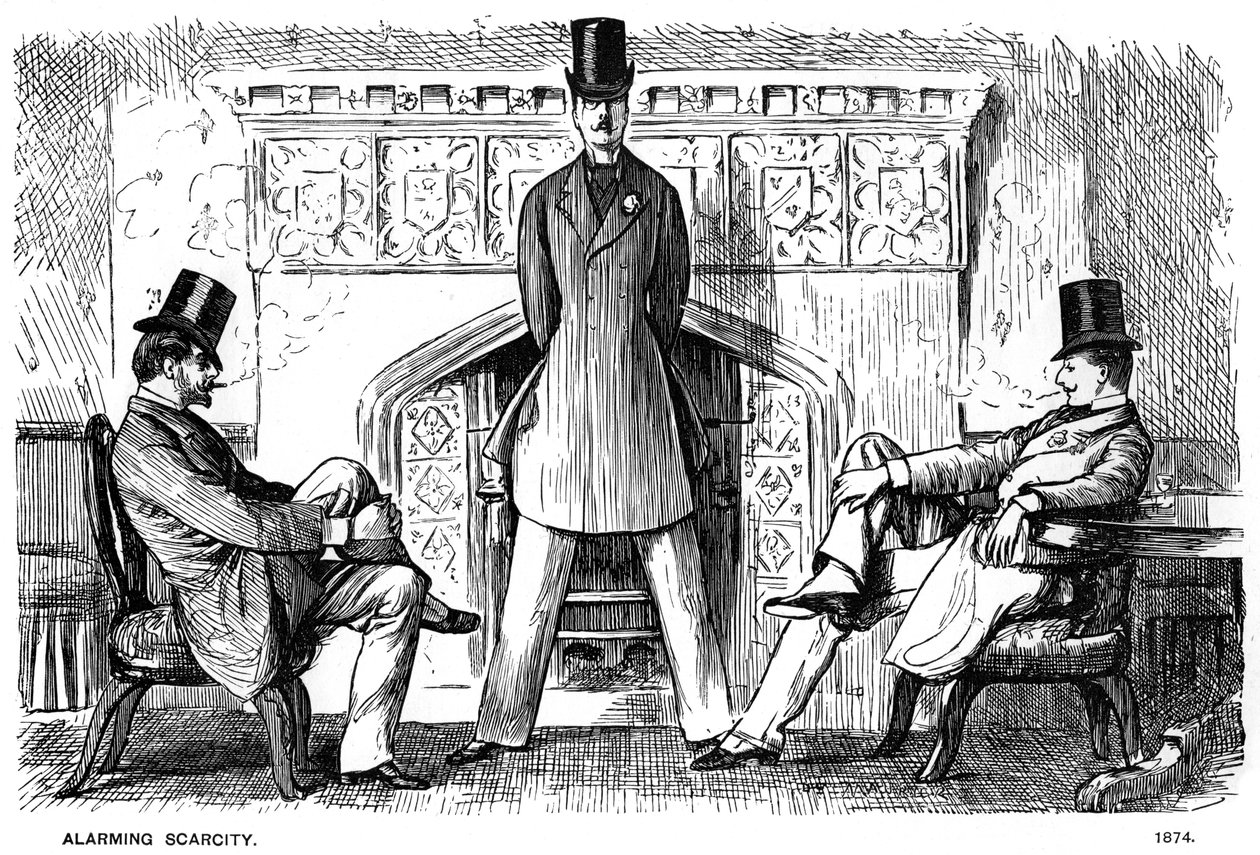 Alarming Scarcity by George du Maurier