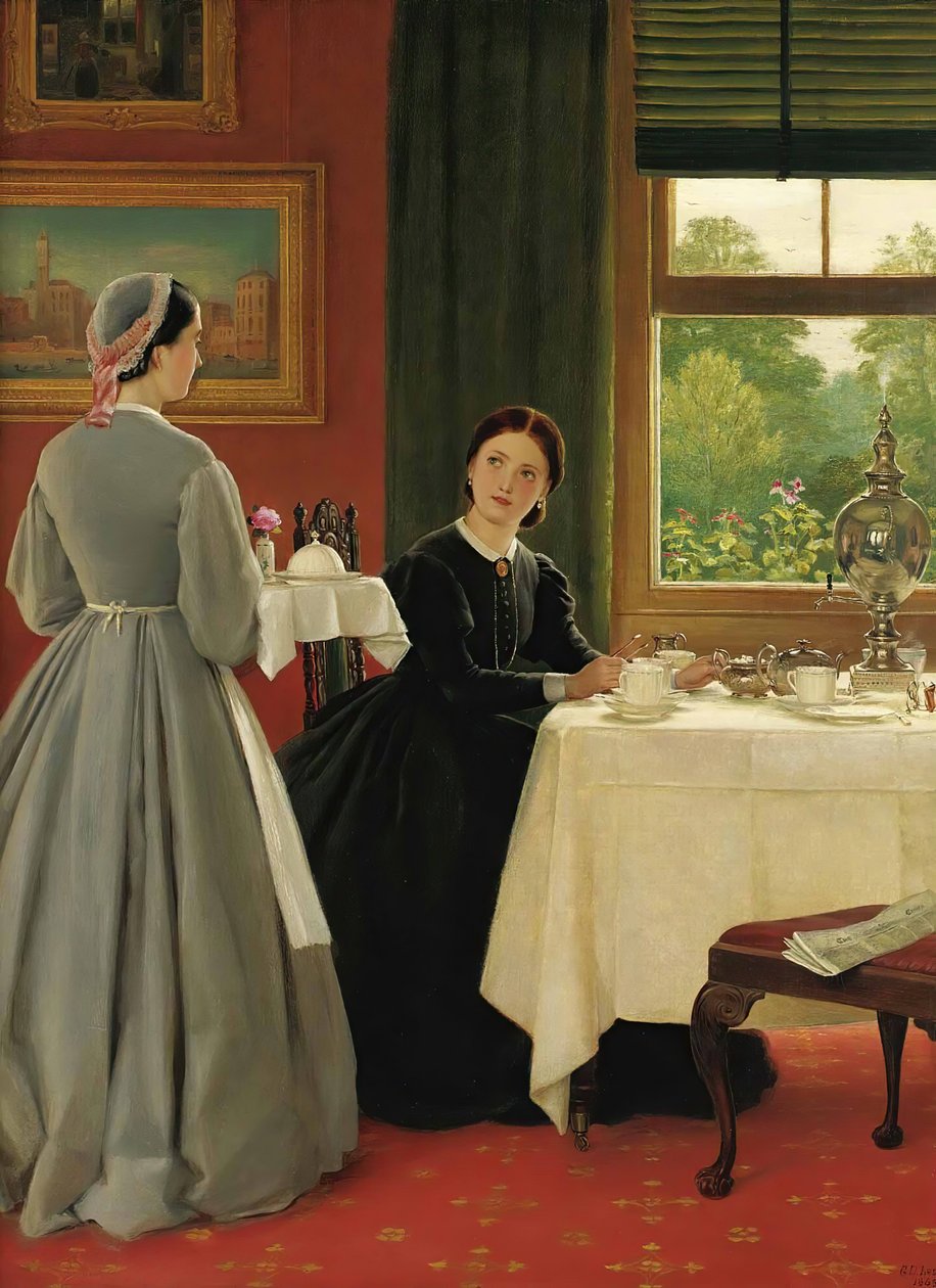 Afternoon Tea, 1865 by George Dunlop Leslie