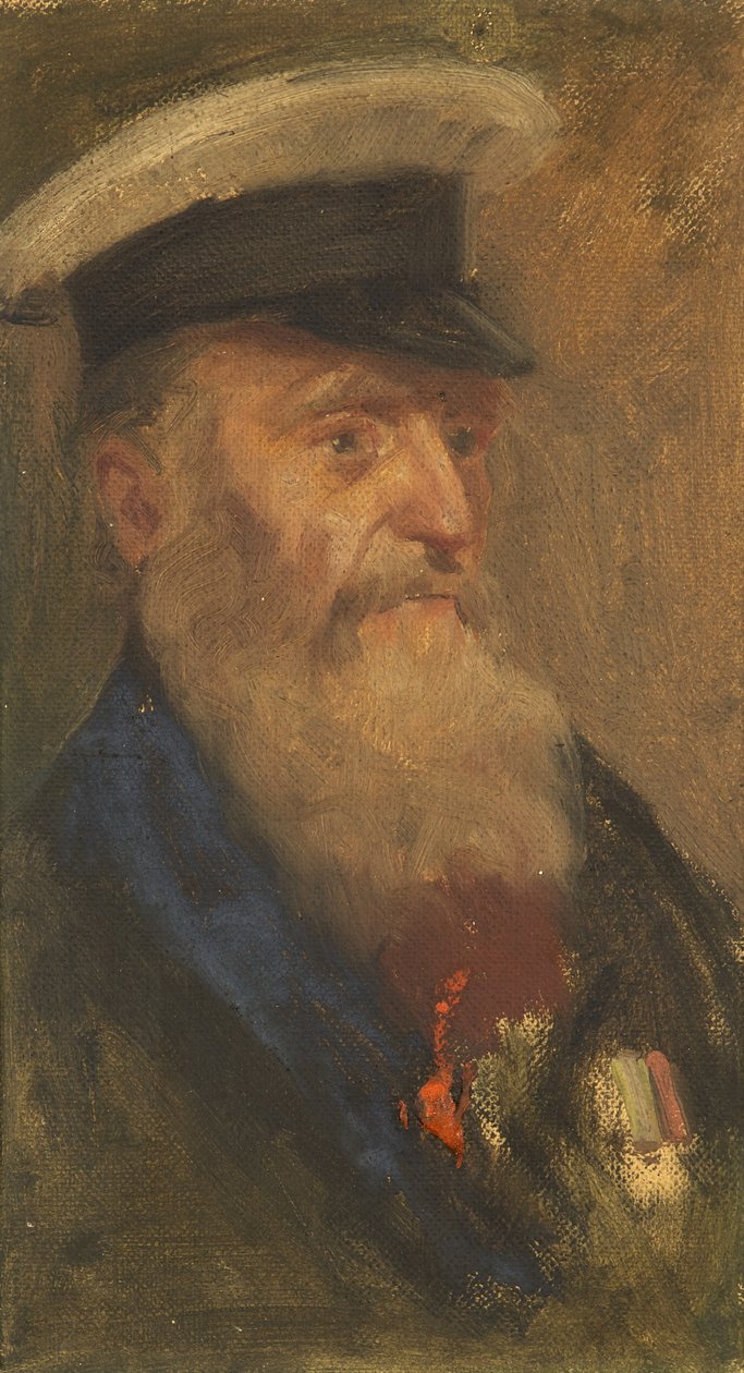 Portrait of W. Barnes, 97th, c. 1920 by George Edmund Butler