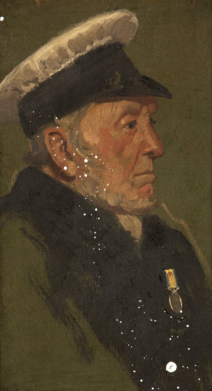 Portrait of W. Lavington, R.N., c. 1920 by George Edmund Butler