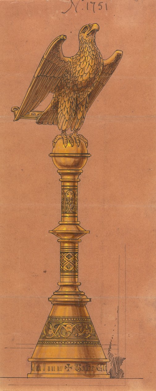 Designs executed for Jones and Willis, metal and wood-workers and church furniture manufacturers of Birmingham and London by George Edmund Street