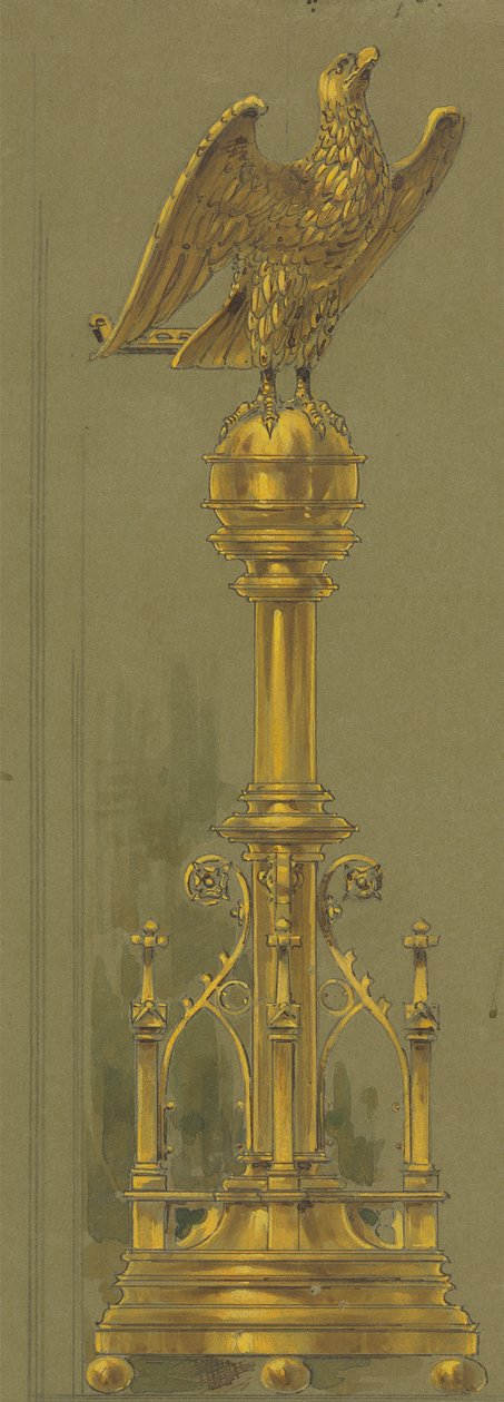 Designs executed for Jones and Willis, metal and wood-workers and church furniture manufacturers of Birmingham and London by George Edmund Street