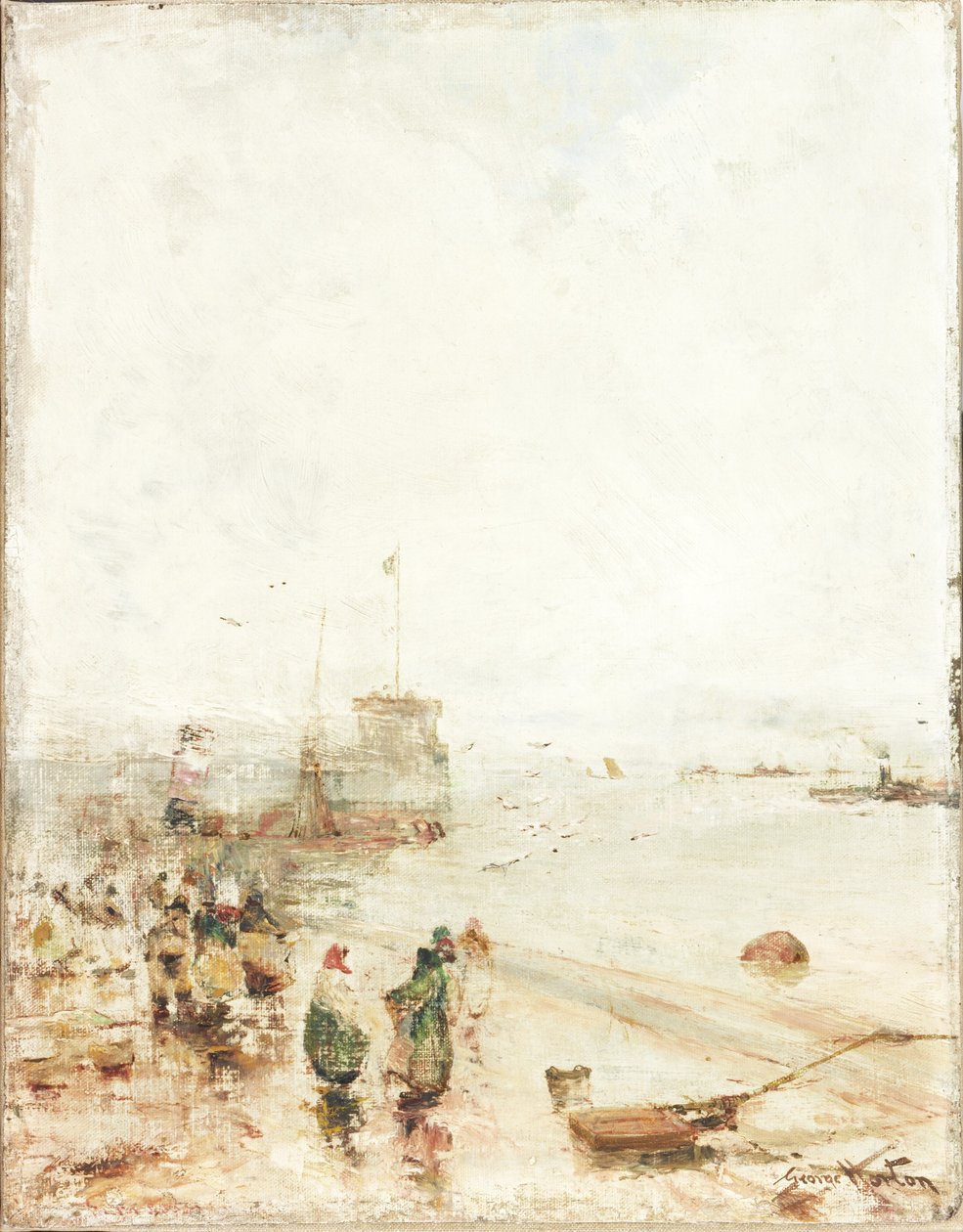 North Shields Fish Quay by George Edward Horton