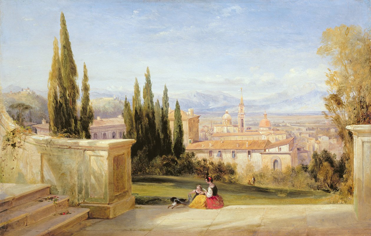 Italian Landscape by George Edwards Hering