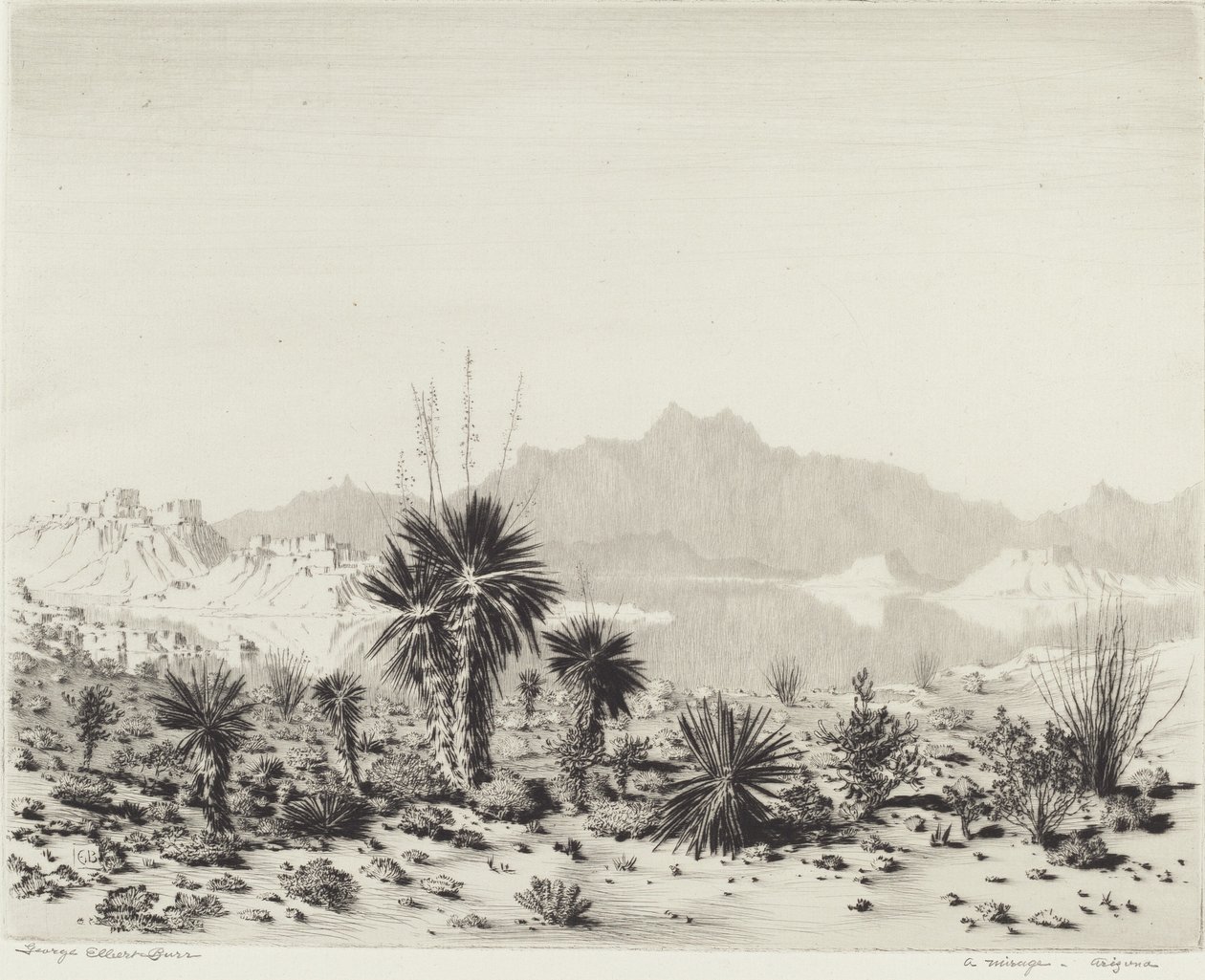 A Mirage, Arizona by George Elbert Burr