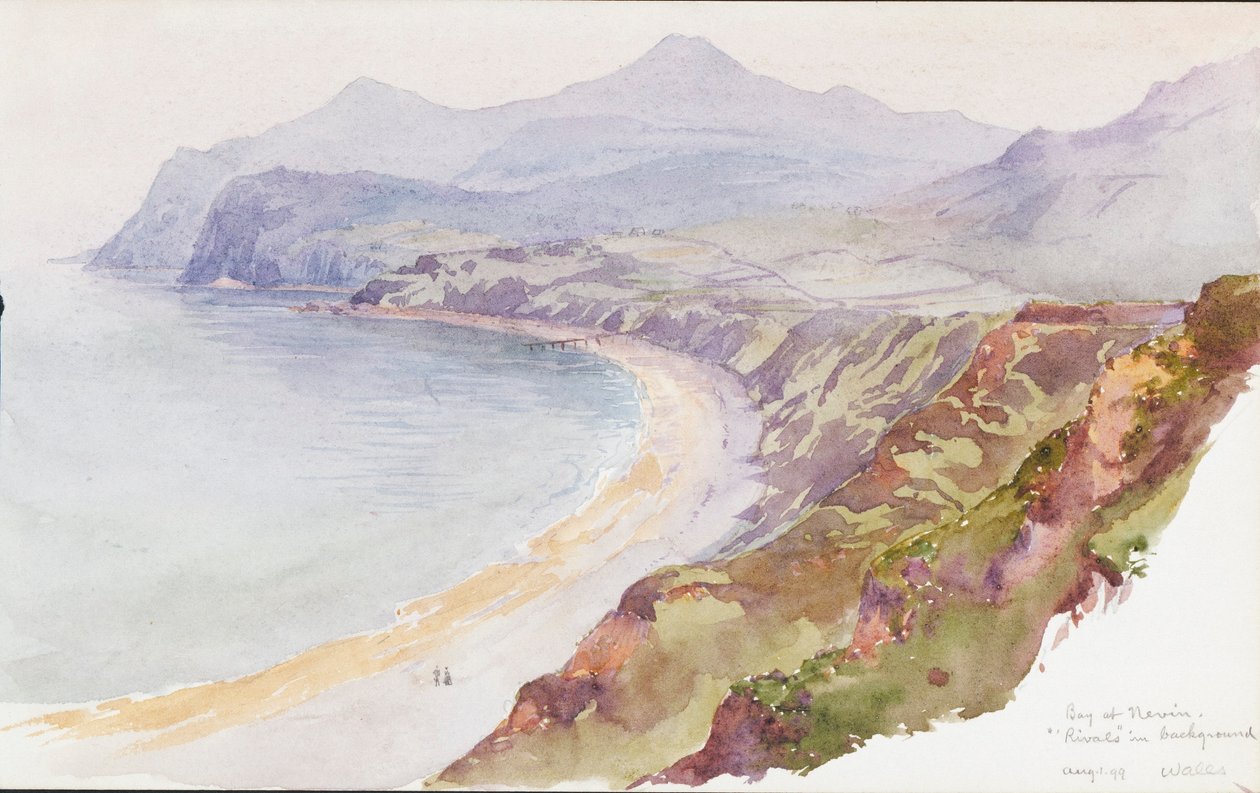 Bay at Nevin, Wales by George Elbert Burr