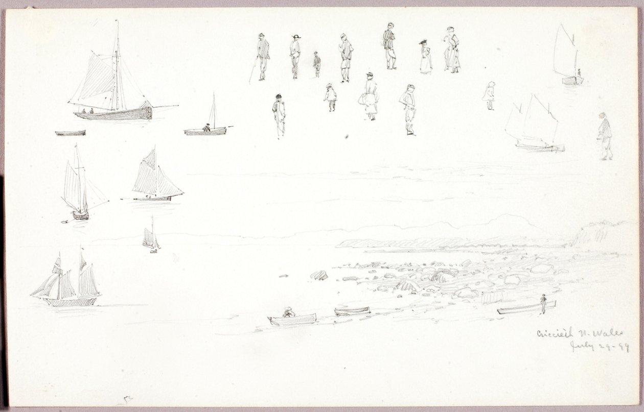 Criccieth, North Wales by George Elbert Burr