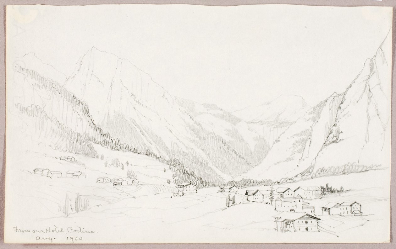From Our Hotel, Cortina by George Elbert Burr