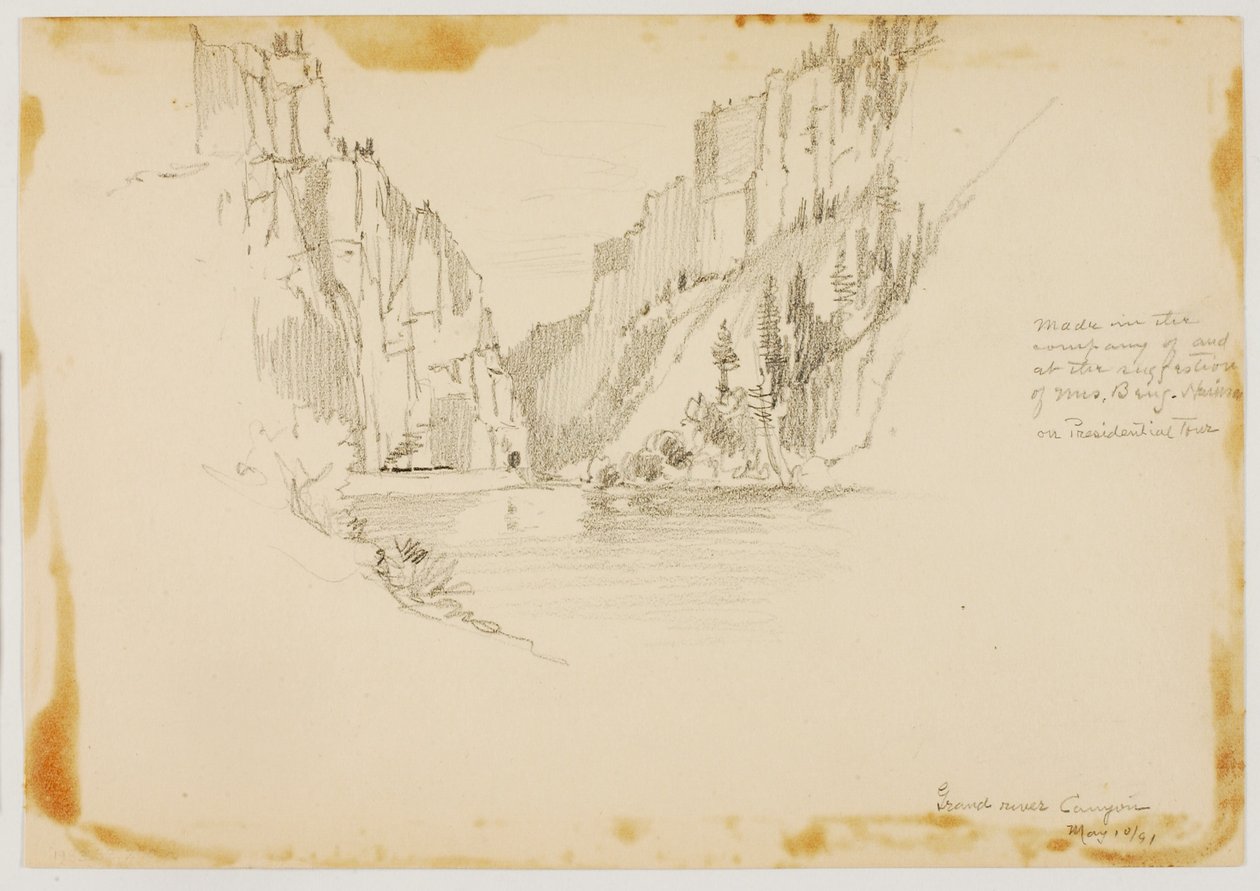 Grand River Canyon/Near Glenwood Springs by George Elbert Burr
