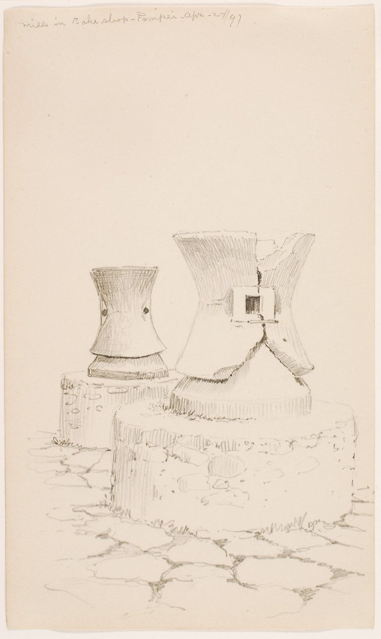 Mills in Bake Shop--Pompeii by George Elbert Burr