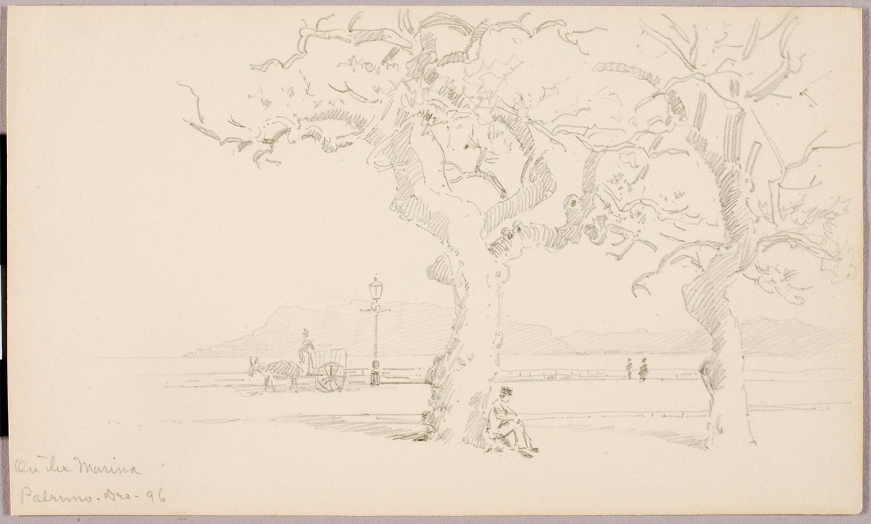 On the Marina, Palermo by George Elbert Burr