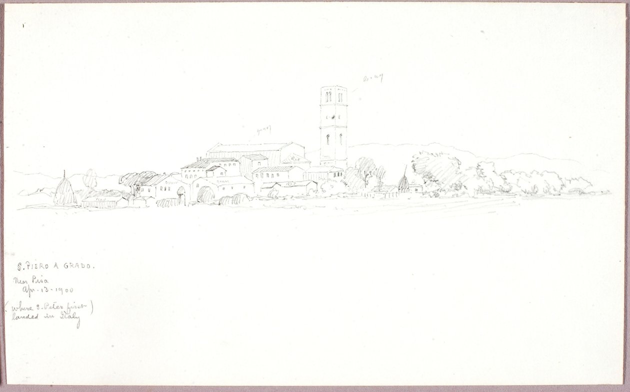 San Piero a Grado, near Pisa by George Elbert Burr
