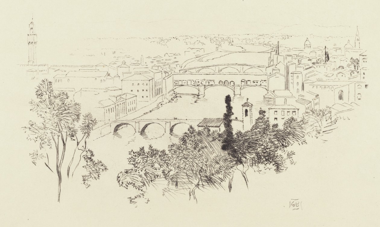 Sketch of Florence by George Elbert Burr