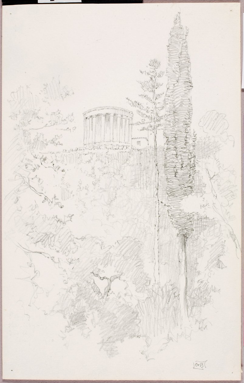 Temple of the Sibyl, Tivoli by George Elbert Burr