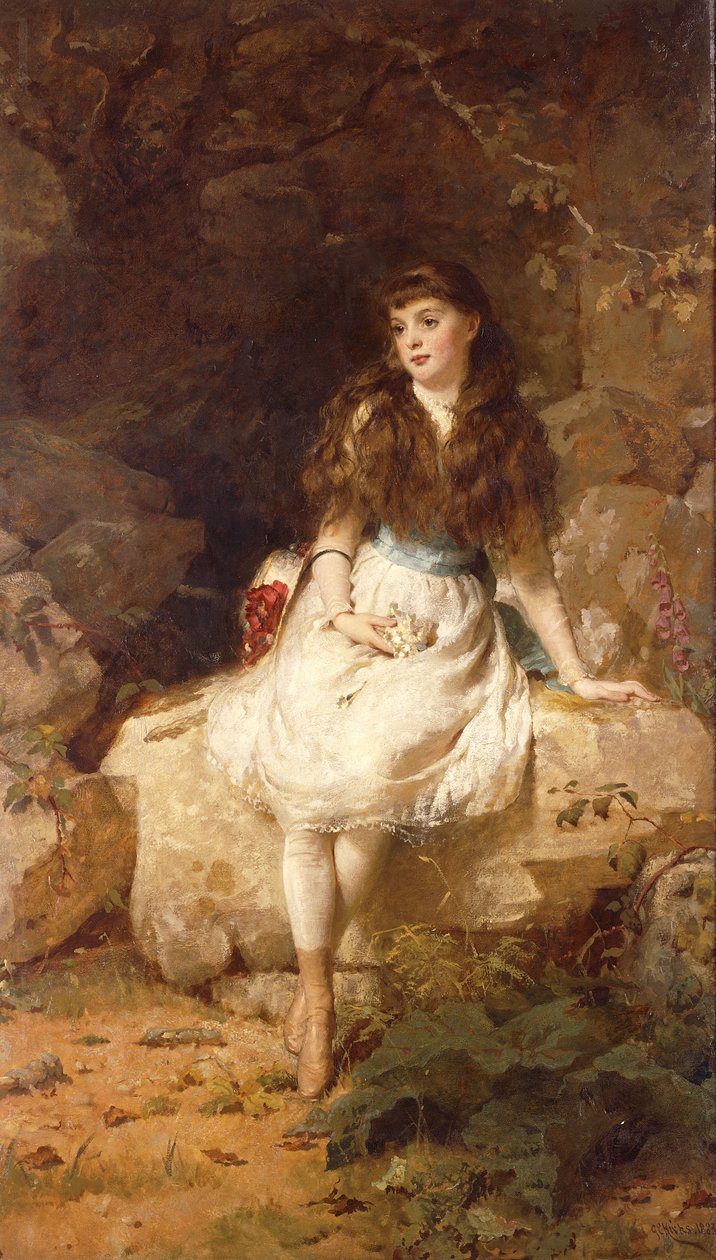 Lady Edith Amelia Ward, Daughter of the 1st Earl of Dudley by George Elgar Hicks