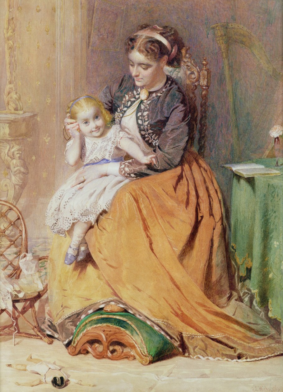 Tick, Tick, Tick - a girl sitting on her mother