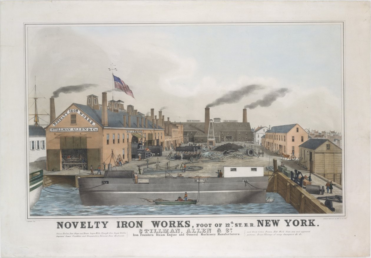 Novelty Iron Works, Foot of 12th St. E.R. New York by George Endicott