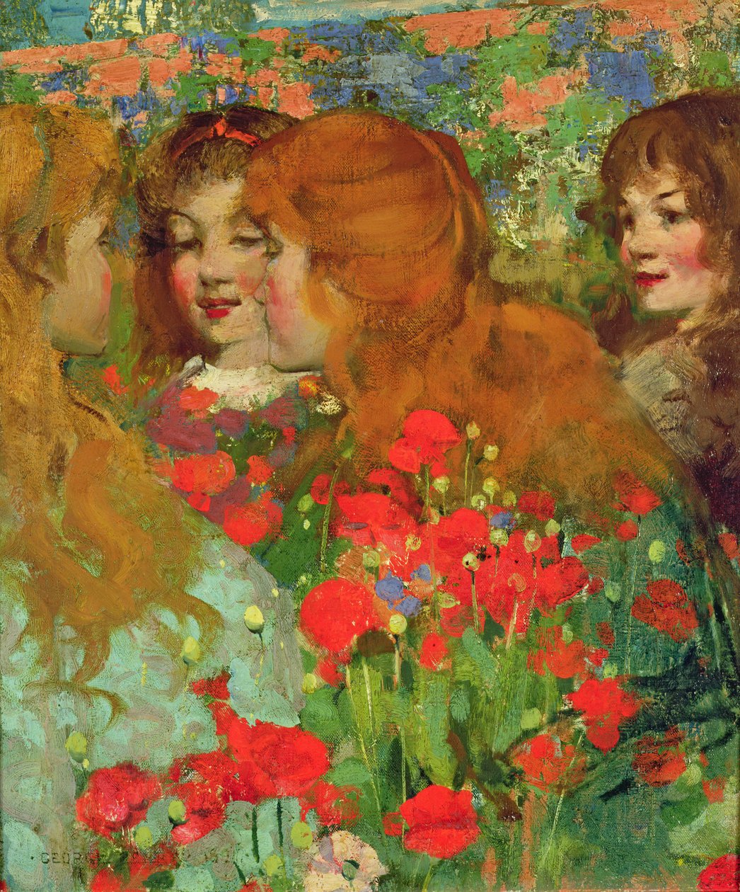 The Poppies by George F. Henry