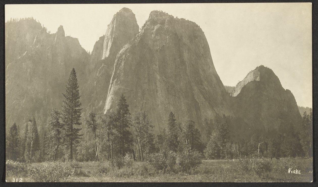 Cathedral Rocks, 2600 feet by George Fiske