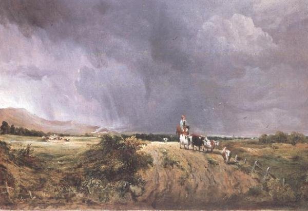 Landscape with Cows by George Frederic Watts