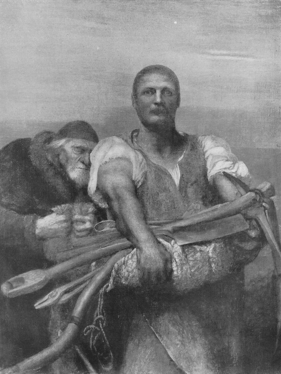 Industry and Greed, c1900, 1917 by George Frederick Watts