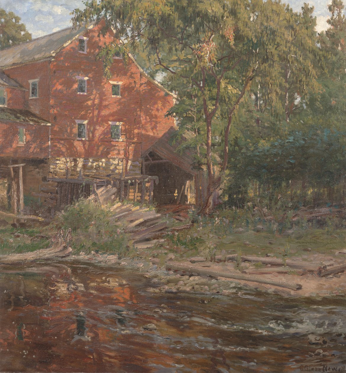 The Red Mill, c.1916 by George Glenn Newell