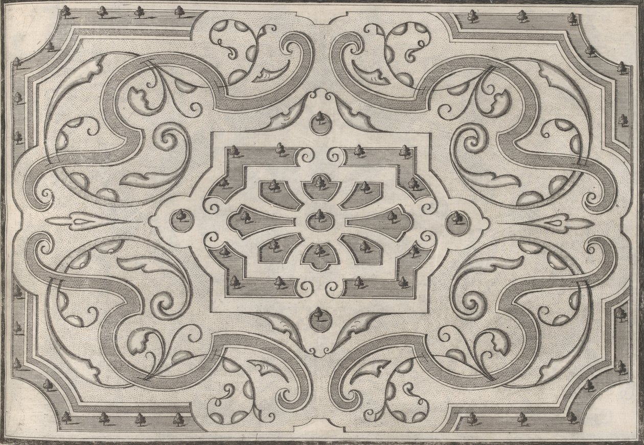 Garden Parterres, 1697-1705 by George Hätzl