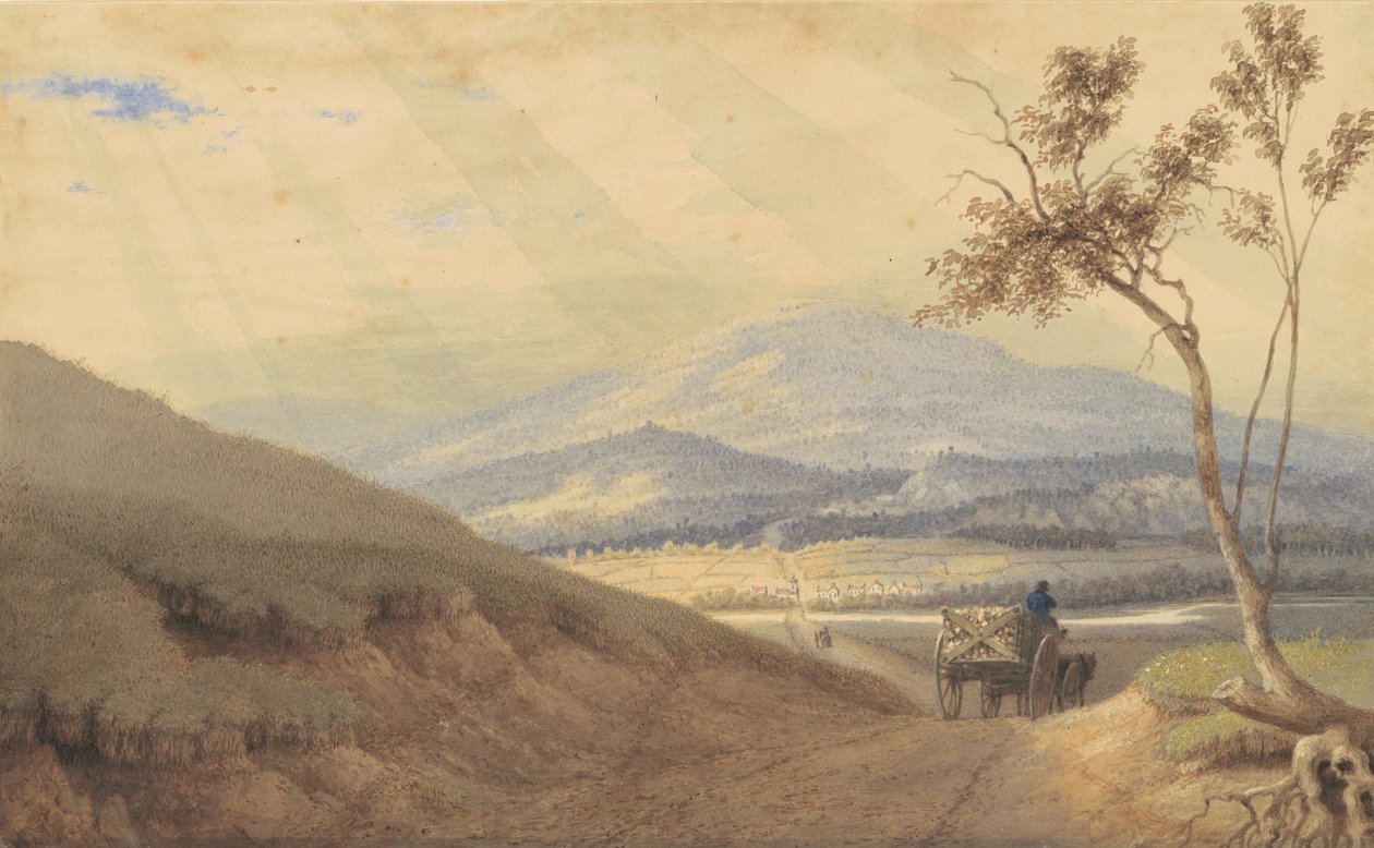 A Gleamy Effect—Hollidaysburg, Pennsylvania, 1835-40 by George Harvey