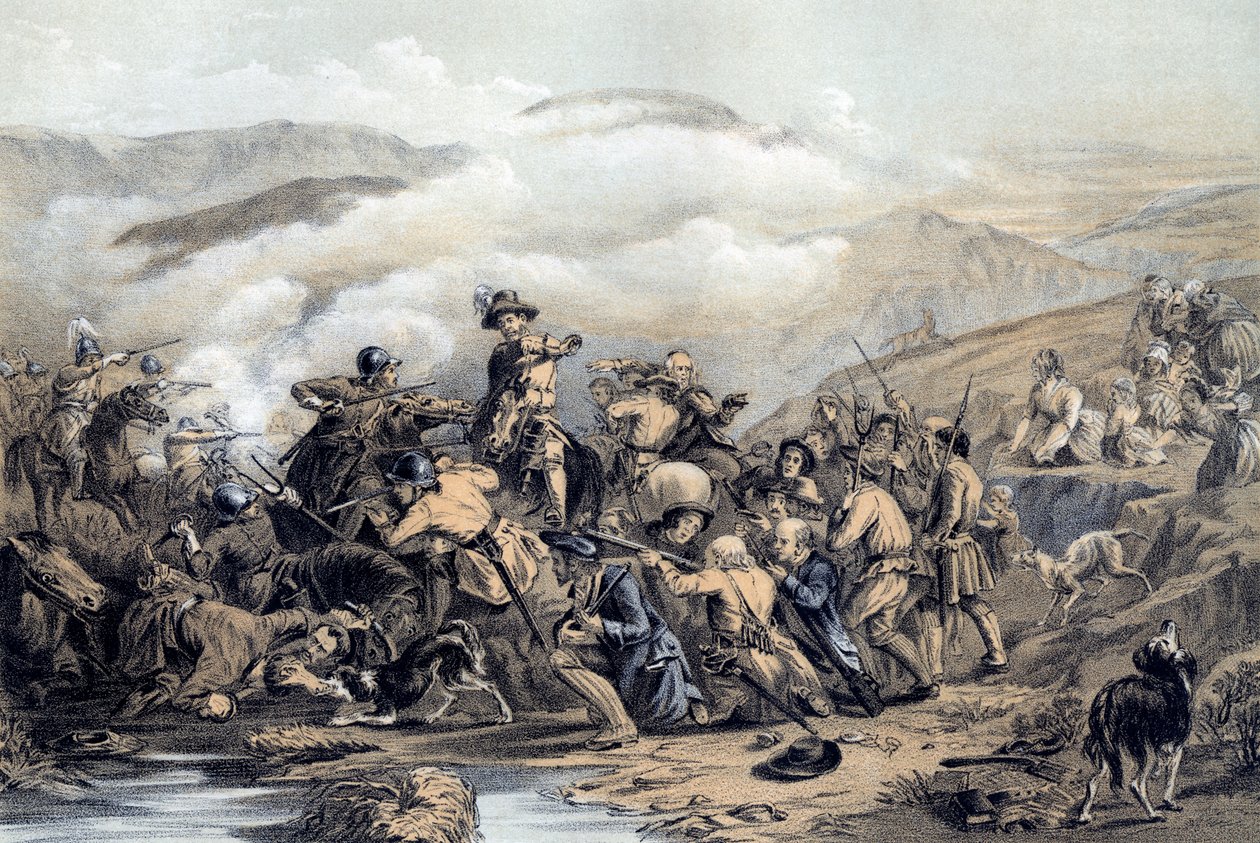 The Battle of Drumclog, 1679 by George Harvey