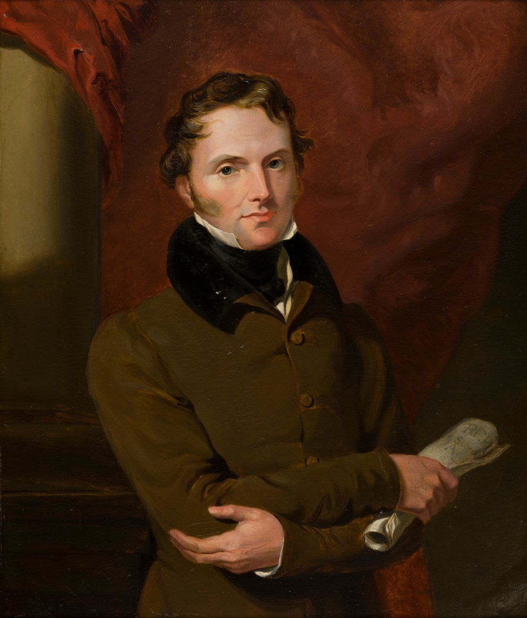 Portrait of Lord John Russell, Afterwards the 1st Earl Russell by George Hayter