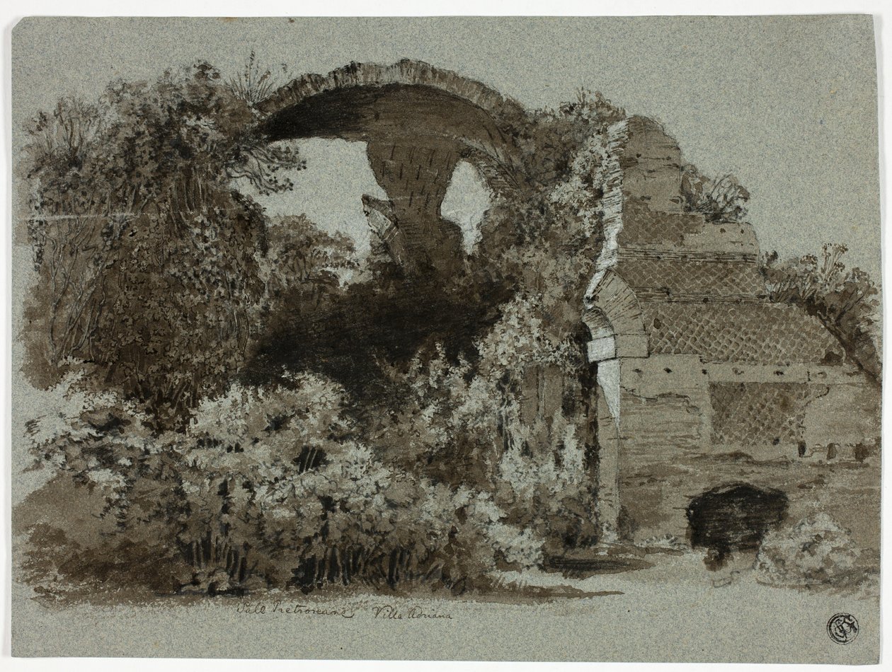 Sale Pretroriane, Villa Adriana by George Hayter