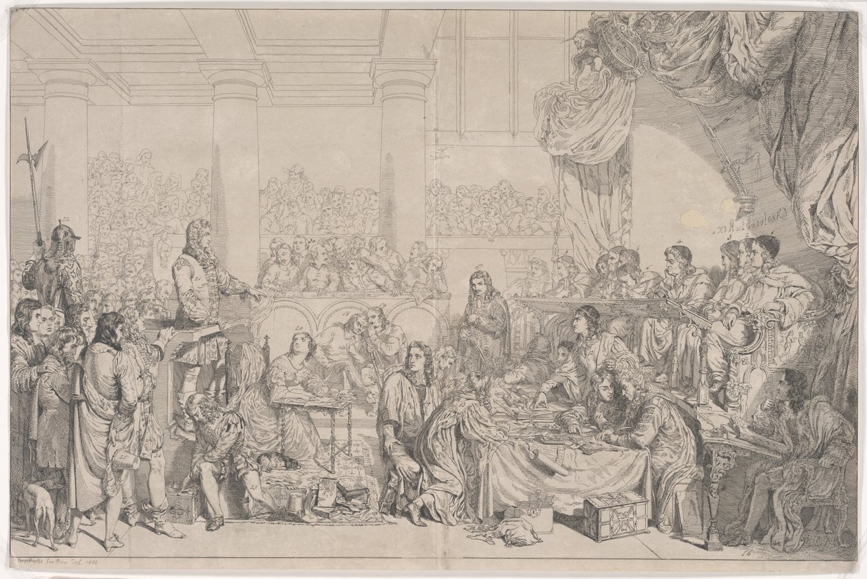 The Trial of William Lord Russell by George Hayter