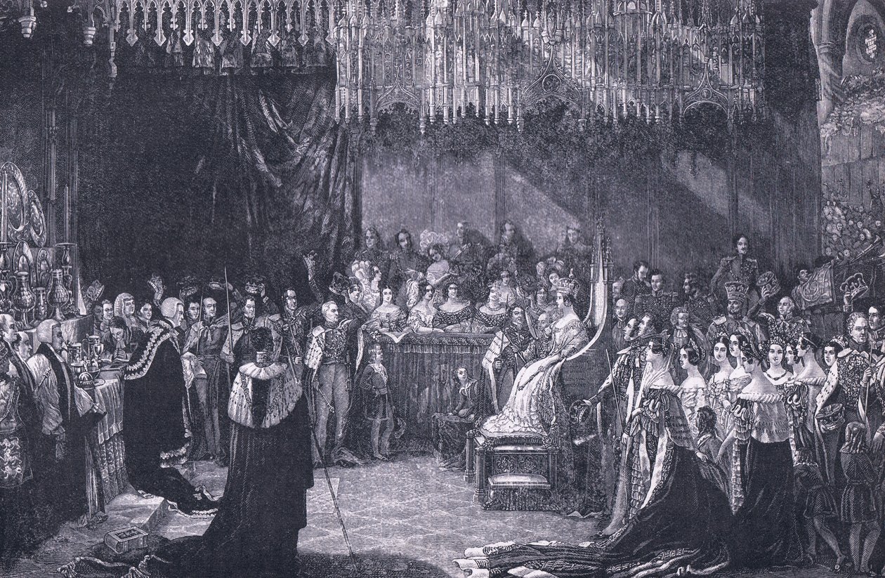 The Coronation of Queen Victoria AD 1838 by George Hayter