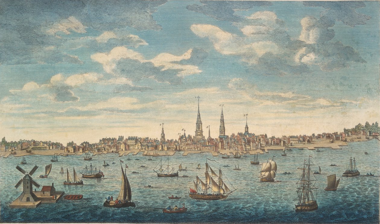 An East Prospective View of the City of Philadelphia, in the Province of Pennsylvania, in North America: Taken from the Jersey Shore by George Heap