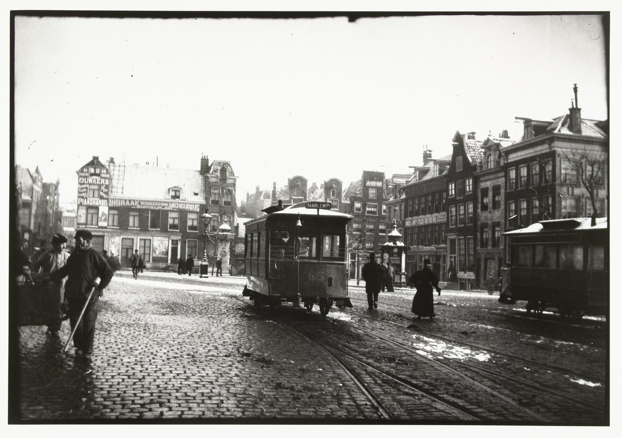View of Leidseplein in Amsterdam by George Hendrik Breitner