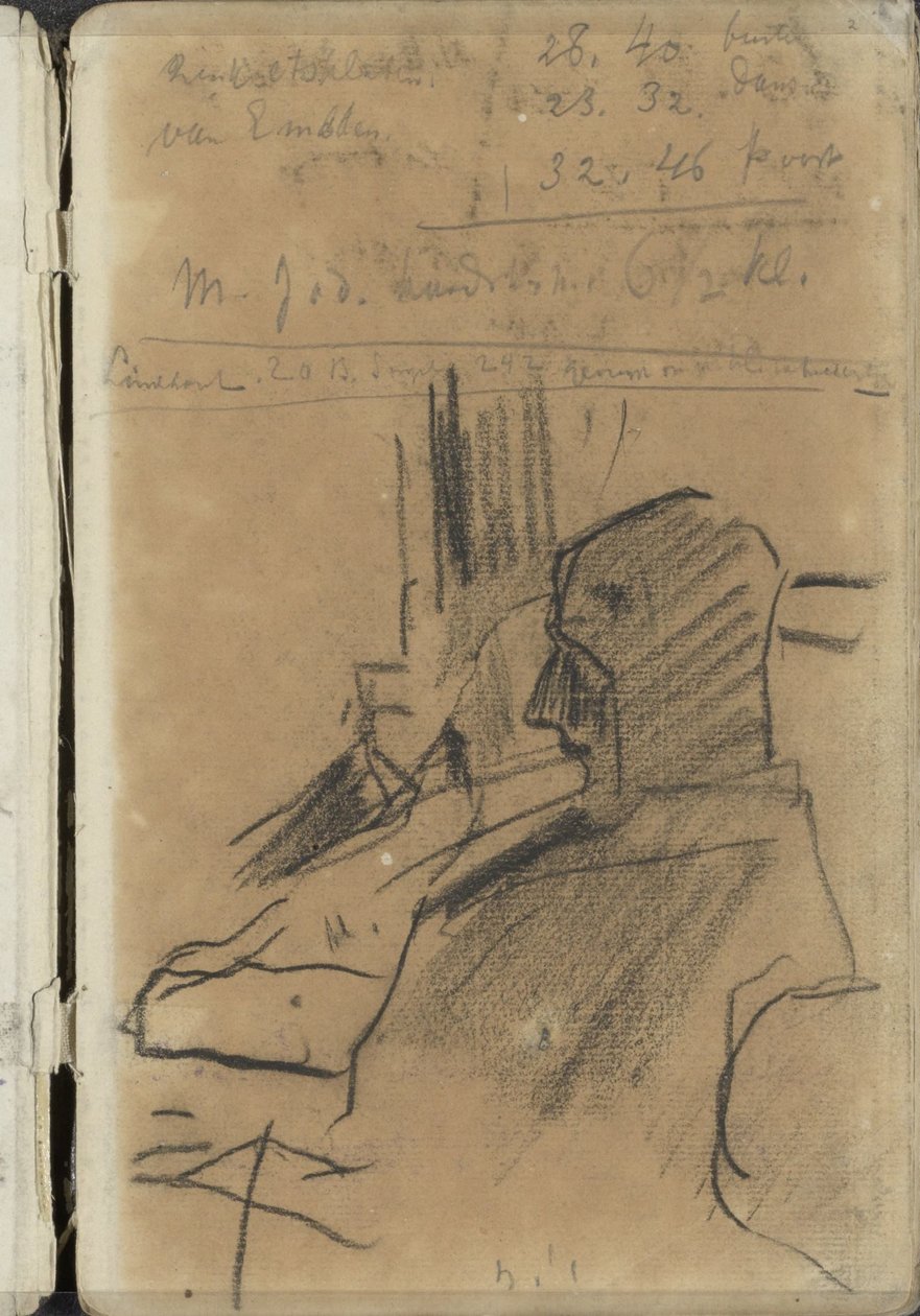Two Seated Men by George Hendrik Breitner