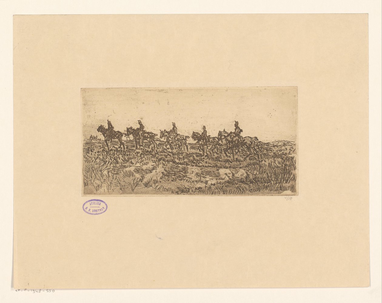 Field Artillery by George Hendrik Breitner