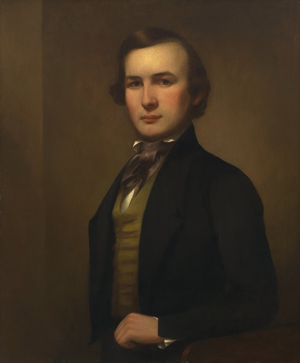 George Henry Durrie Self-Portrait, 1843 by George Henry Durrie