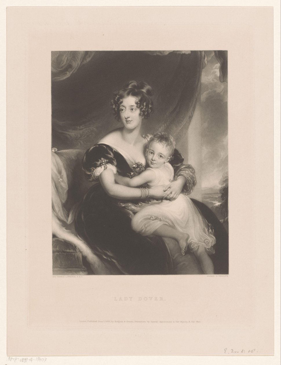 Portrait of Georgiana Agar-Ellis by George Henry Phillips