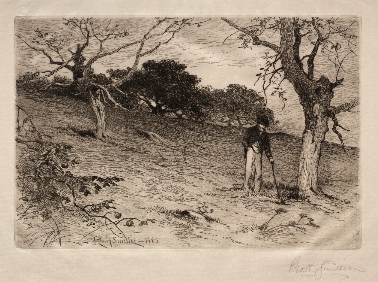 An Old New England Orchard, 1883 by George Henry Smillie