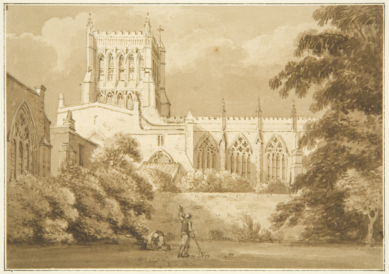 South View of Bristol Cathedral by George Holmes