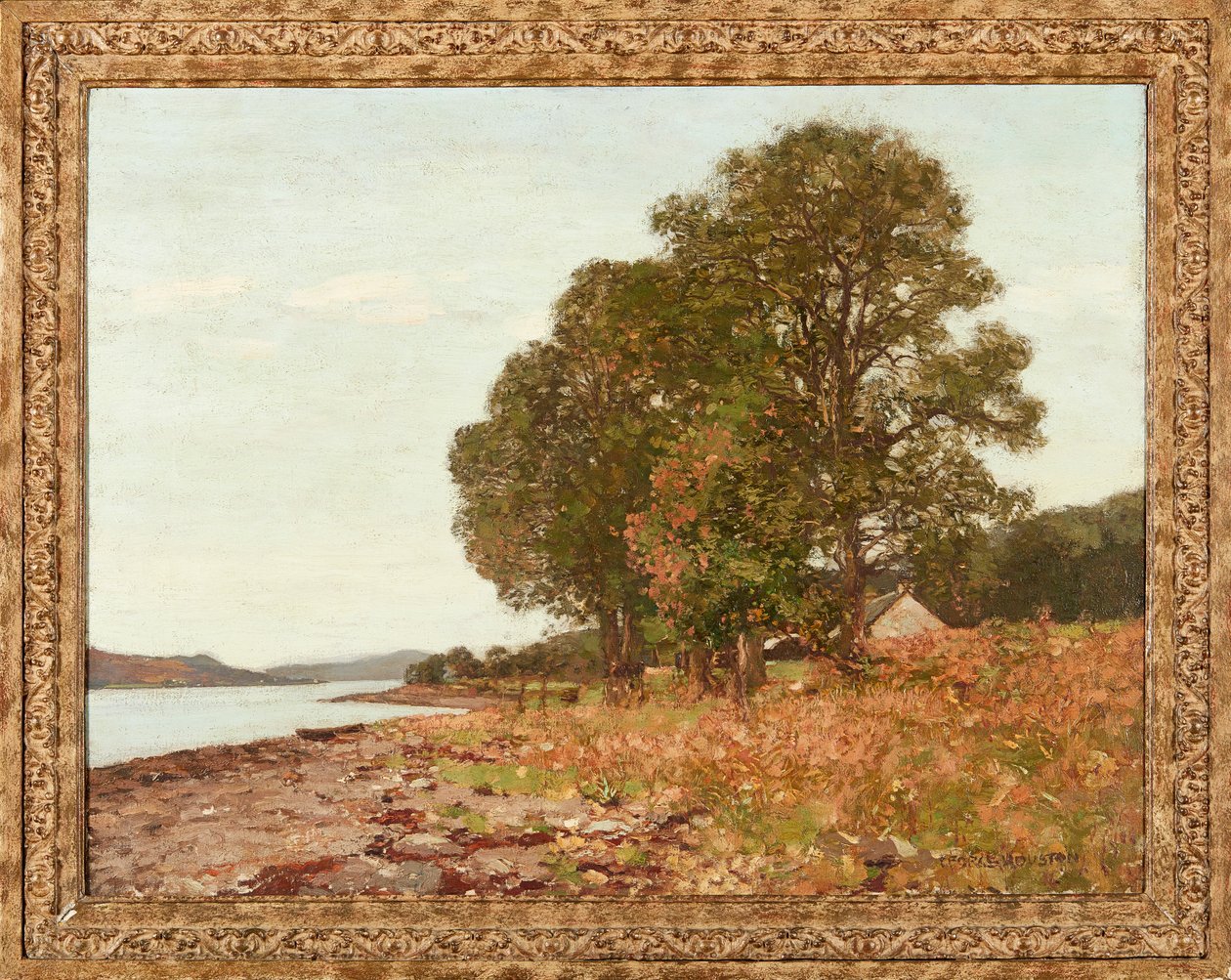 By the Edge of the Loch, Autumn by George Houston