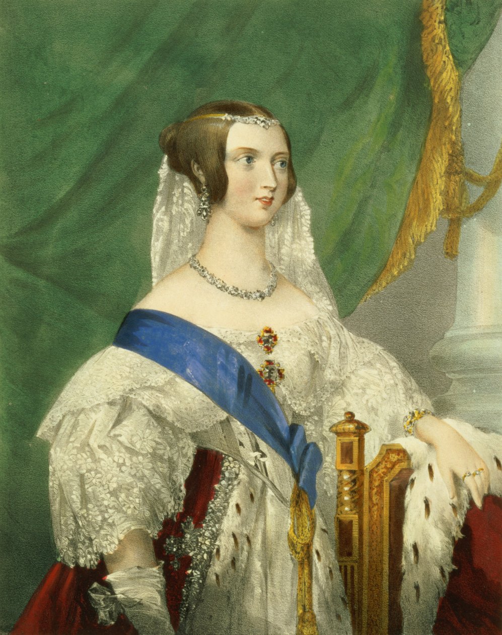 Her Most Gracious Majesty, Queen Victoria engraved by James Henry Lynch by George Howard