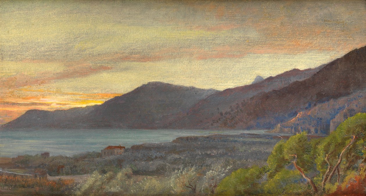 View from Bordighera, 1882 by George Howard