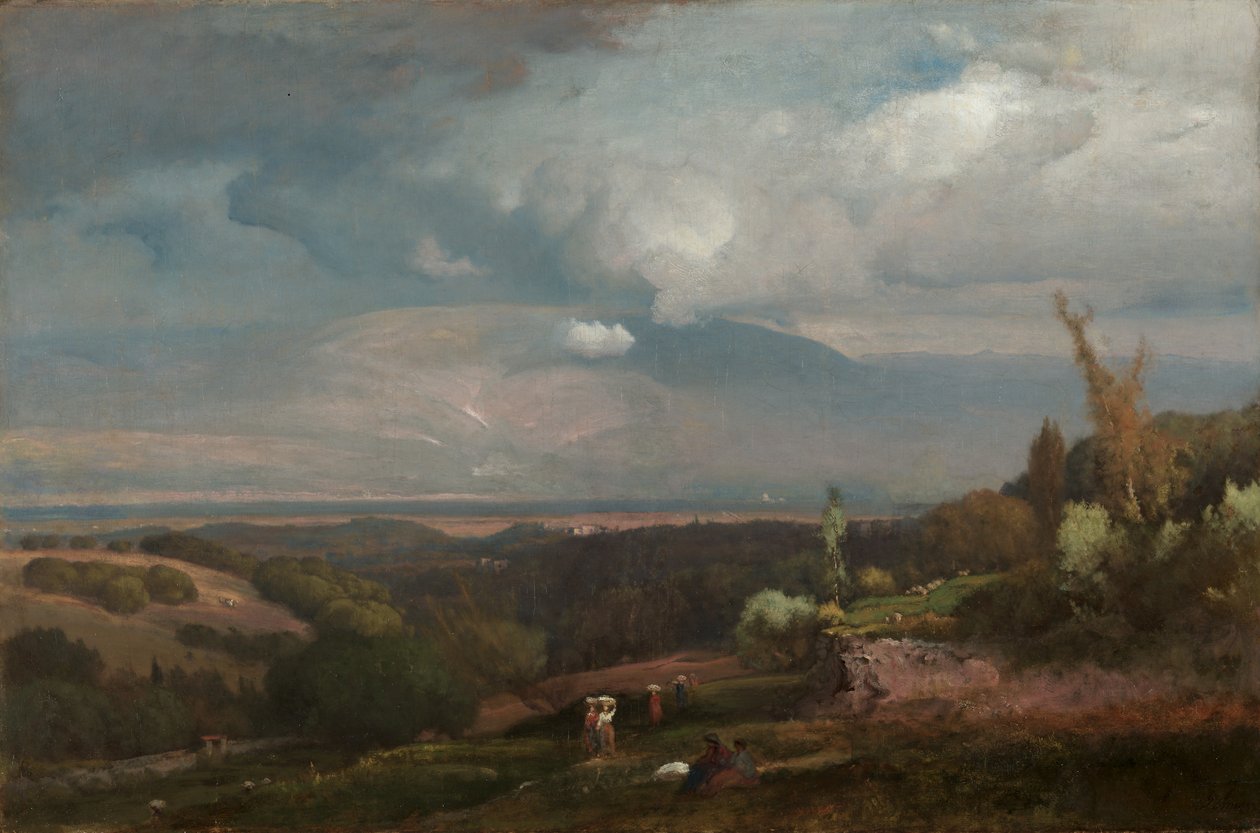 Approaching Storm from the Alban Hills, 1871 by George Inness