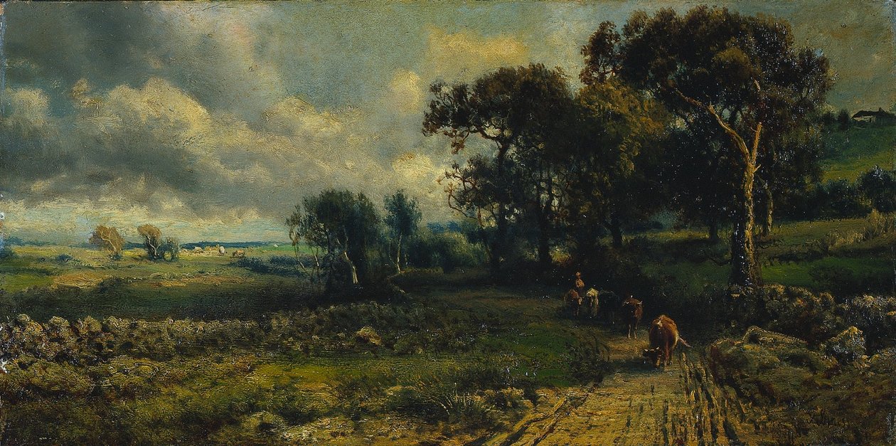 Fleecy Clouds, 1881 by George Inness