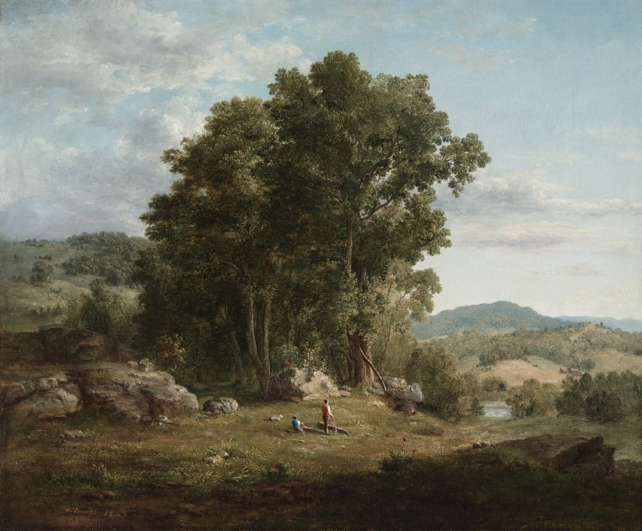 The Wood Chopper by George Inness
