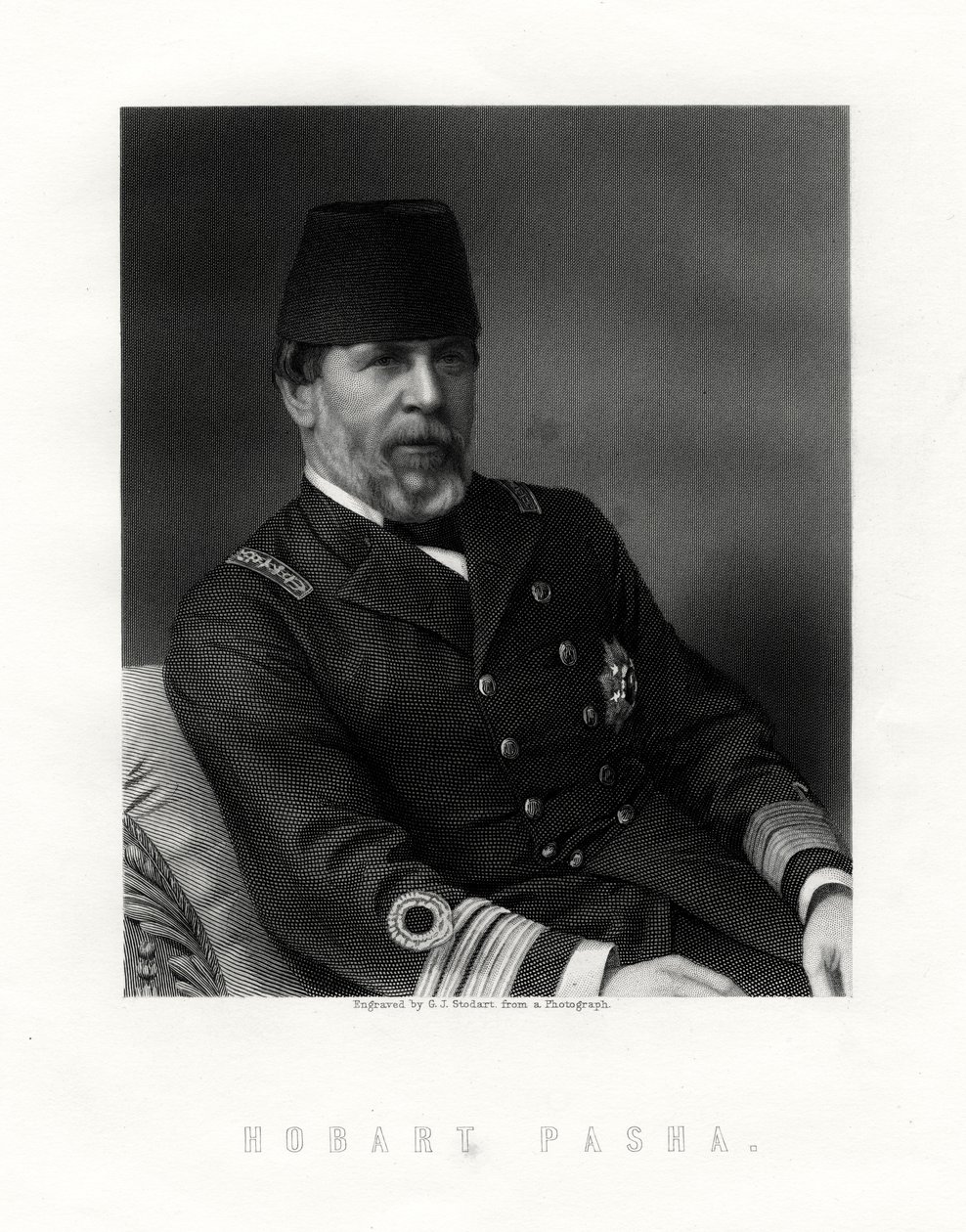 Augustus Charles Hobart-Hampden, 1822-1886, English naval captain by George J. Stodart