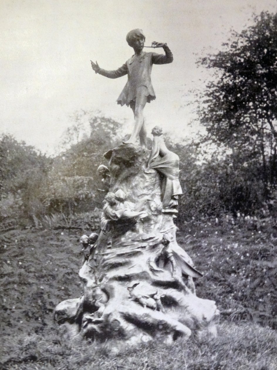 Photographic print of the Peter Pan Statue in Kensington Gardens by George James Frampton