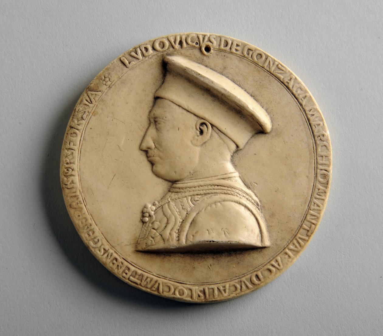 Plaster medallion by George James Frampton